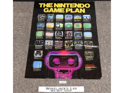 The Nintendo Game Plan POSTER Entertainment System NES 1986 20 1/4" X 27"