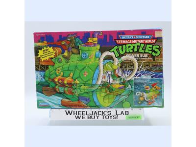 Sewer Sub Submarine TMNT Teenage Mutant Ninja Turtle 1991 Playmates Vehicle
