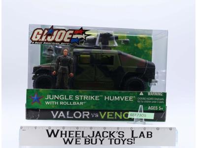 Jungle Strike Humvee W/Rollbar GI Joe Valor vs Venom 2004 Hasbro NEW MISB SEALED