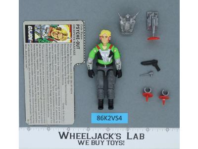 Psyche-Out V1 100% Complete G.I. Joe 1987 Hasbro Vintage Action Figure