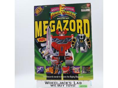 Deluxe Set Megazord 100% Complete Mighty Morphin Power Rangers W/BOX & INSERT