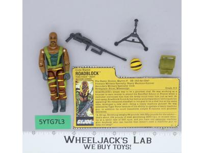 Roadblock V3 Tiger Force Complete G.I. Joe 1988 Hasbro Vintage Action Figure
