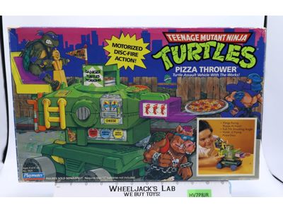 Pizza Thrower 100% Complete Teenage Mutant Ninja Turtles TMNT 1989 Playmates MIB