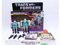 Pounce & Wingspan W/BOX 100% Complete 1987 Vintage G1 Transformers Figure NM