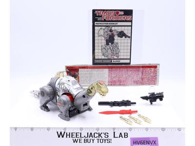 Sludge 100% Complete 1985 Vintage Hasbro Action Figure G1 Transformers