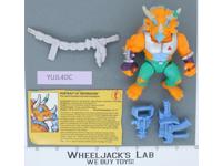 Triceraton 100% Complete Teenage Mutant Ninja Turtle TMNT Playmates 1990 Vintage