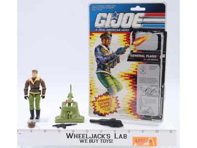 General Flagg V1 Complete W/ Cardback 1992 G.I. Joe Hasbro Vintage Action Figure