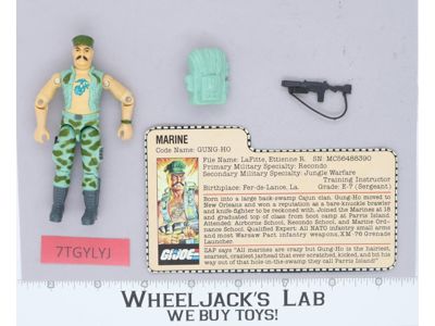 Gung-Ho V1 100% Complete G.I. Joe 1983 Hasbro Vintage Action Figure