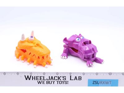 Mini Ghost Traps Orange & Purple 100% Complete 1987 Ghostbusters Vintage Figures
