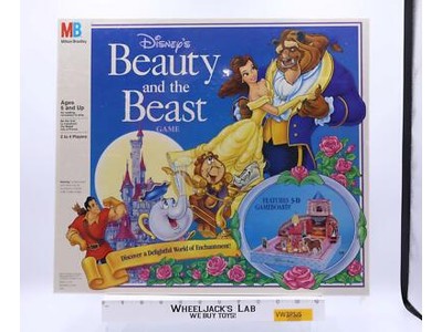 Beauty and the Beast 3D Gameboard Disney 1990s Milton Bradley NEW SEALED