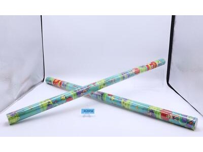 Lot of 2 The Little Mermaid Gift Wrapping Paper 15sq Ft Per Roll Cleo Disney