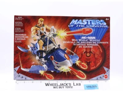 War Whale He-Man 200x Masters of the Universe MOTU 2002 Mattel NEW SEALED