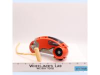 Orange Light Cycle W/Pull Cord TRON Tomy Walt Disney 1981 Action Figure Vehicle