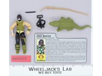 Croc Master V1 100% Complete G.I. Joe 1987 Hasbro Vintage Action Figure