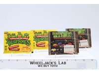 Autocollants Sticker Packs LOT of 4 Teenage Mutant Ninja Turtles 1989 Mirage