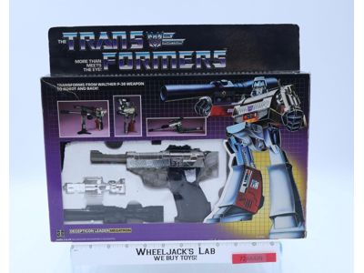 Megatron 100% Complete W/BOX & INSERT G1 Transformers 1984 Vintage Figure NM