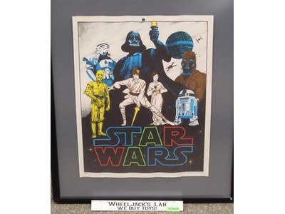 Star Wars Poster Art #2 1977 20th Century Fox 17.25 X 22" Vintage Harley Copic