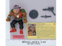 Bebop SOFT HEAD 100% Complete Teenage Mutant Ninja Turtles Playmates 1988 Figure