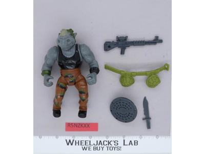 Rocksteady HARD HEAD 100% Complete Teenage Mutant Ninja Turtles 1988 Playmates