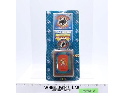 Big Slammu Jawsome Heavy Metal Music Street Sharks Sound Machine 1995 MOSC HTF