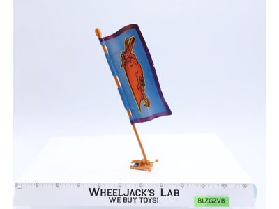 Eternia Flag Pole & Clip 1986 MOTU He-Man Masters of the Universe