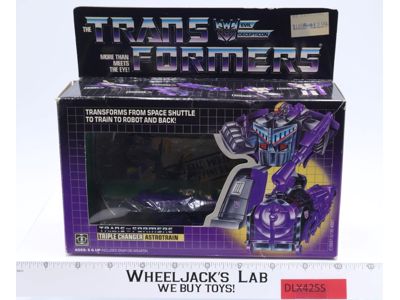 Astrotrain W/Box 100% Complete 1985 Vintage Hasbro G1 Transformers Figure NM