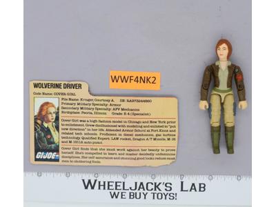 Cover Girl V1 100% Complete G.I. Joe 1983 Hasbro Vintage Action Figure