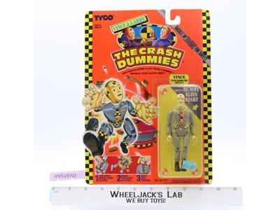 Vince The Incredible Crash Dummies 1991 Tyco Action Figure NEW MOSC SEALED