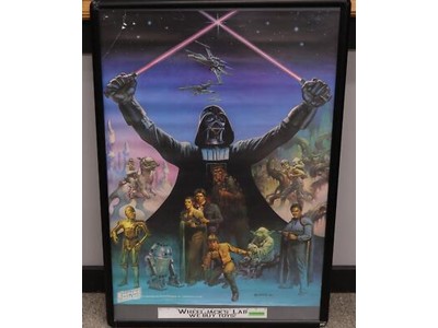 Star Wars Empire Strikes Back Poster 1980 Coca Cola 24 X 33" Boris Vallejo
