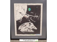 Star Wars Poster Art 1977 20th Century Fox 17.25 X 22" Vintage Harley Copic