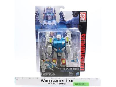 Flameout & Twin Twist Transformers Generations Titans Return Hasbro NEW SEALED
