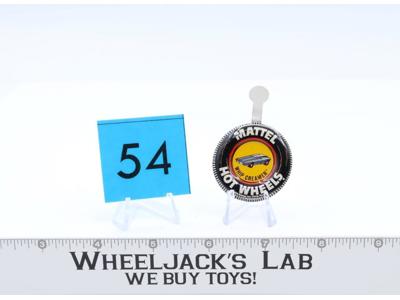 Whip Creamer BUTTON W/TAB 1969 Hot Wheels Mattel Vintage Redline