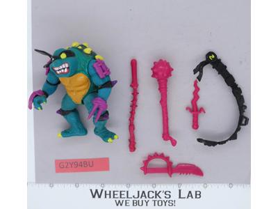 Slash 100% Complete Teenage Mutant Ninja Turtle TMNT 1990 Playmates Vintage