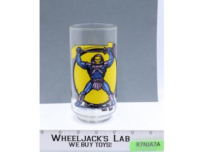 Skeletor Collector Glass Cup He-Man Masters of the Universe 1983 Mattel Vintage