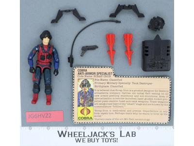 Scrap Iron V1 100% Complete G.I. Joe 1984 Hasbro Vintage Action Figure