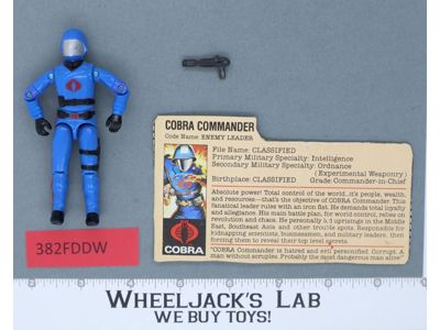 Cobra Commander V1.5 100% Complete 1983 G.I. Joe Hasbro Vintage Action Figure