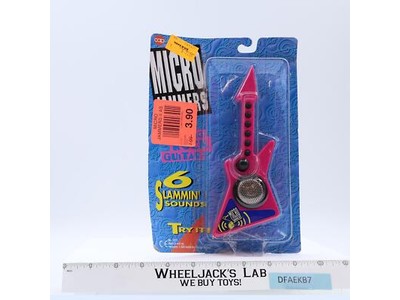 #7114 Screaming Rock Guitar Micro Jammers 1994 CAP Toys NEW SEALED