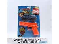 Clicker Gun Set Sunglasses Badge Hunter TV Super Cop 1984 LarGo Toys NEW SEALED