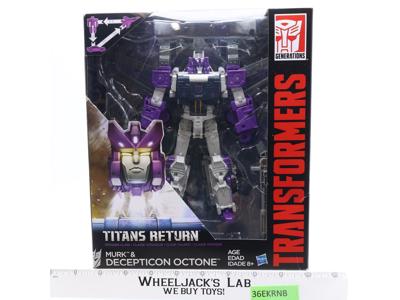 Murk & Octone Transformers Titans Return 2016 Hasbro Action Figure NEW SEALED