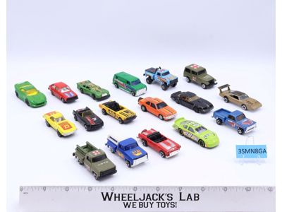 Lot of 17 Miscellaneous Cars/Planes/Trucks Vintage Matchbox Hotwheels Kidco