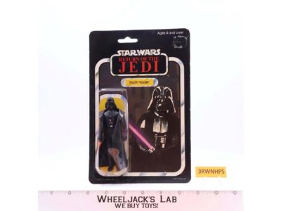 Darth Vader 65 Back Star Wars ROTJ 1983 Palitoy Action Figure NEW MOSC SEALED
