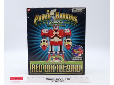 Deluxe Red Battlezord 100% Complete Power Rangers Zeo 1995 Bandai Action Figure