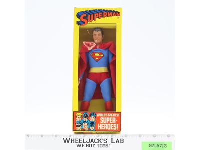 Superman 1300 WGSH 8" W/BOX 100% Complete 1973 Mego Vintage Action Figure NM