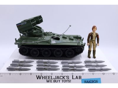 Wolverine W/Cover Girl GI Joe 1983 Hasbro Vintage Action Figure Vehicle
