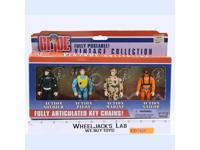 Keychains Vintage Collection GI Joe 2001 Hasbro Action Figures NEW MISB