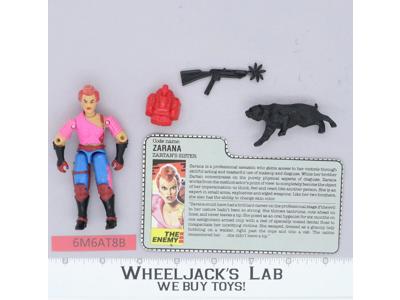 Zarana V1 100% Complete G.I. Joe 1986 Hasbro Vintage Action Figure