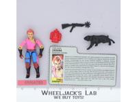 Zarana V1 100% Complete G.I. Joe 1986 Hasbro Vintage Action Figure