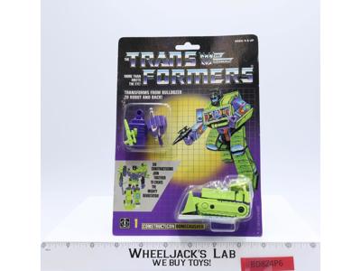 Bonecrusher MOSC NEW Sealed 1985 Vintage Hasbro G1 Transformers Action Figure