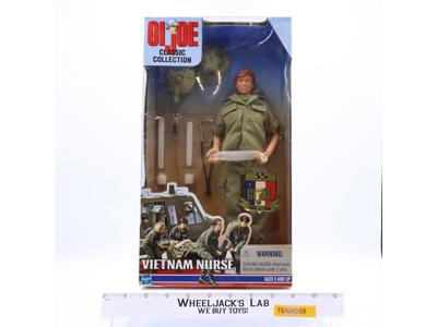 Vietnam Nurse GI Joe Classic Collection 12" Action Figure Red 1999 Hasbro MISB