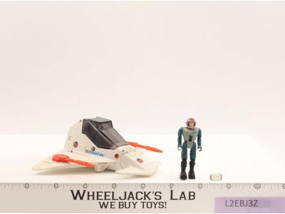 StarWolf W/ Tom Waldron 100% Complete Starcom 1986 Coleco Action Figure Vehicle